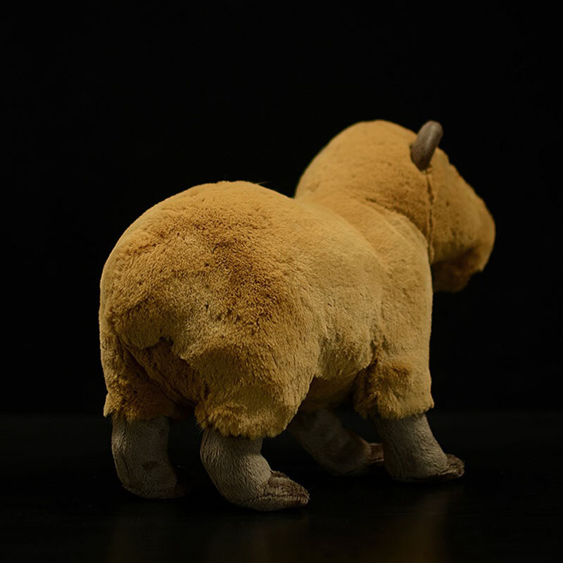 22ซม.เหมือนจริง Capybara ตุ๊กตาสัตว์ของเล่นชีวิตจริงน่ารัก Capybara Plush ของเล่นวันเกิดของขวัญคริสต์มาสสำหรับเด็ก