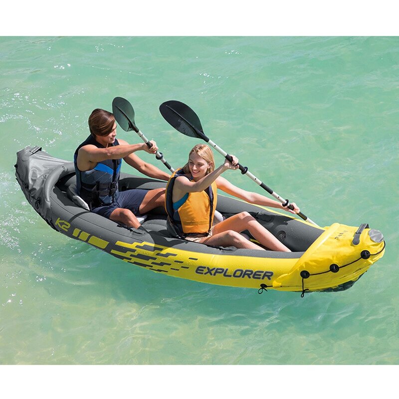 Intex 68307 Inflatable Kayak 2 Person Explorer K2 Canoe Kayak