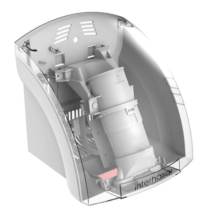 Interhasa! 상업용 자동 핸드 드라이어, 스마트 센서, 온수 및 냉풍, 벽 건조기, 욕실 변기
