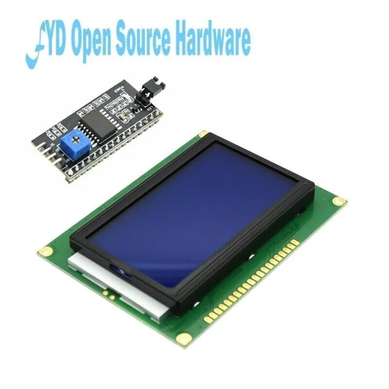 ЖК-модуль 1602A / 2004A/12864B, модуль ЖК-дисплея, синий, желто-зеленый, экран IIC/I2C 5 В для Arduino