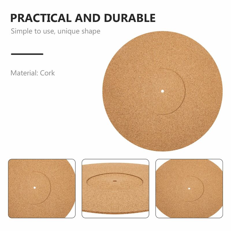 12 inch Vinyl Record Mat Turntable Slipmat Decked Accessories Protective Cork Pad Records