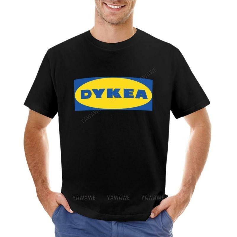 Männer T-Shirt Dykea T-Shirt Kawaii Kleidung lustige T-Shirts T-Shirts für Männer Grafik schwarz T-Shirt Männer