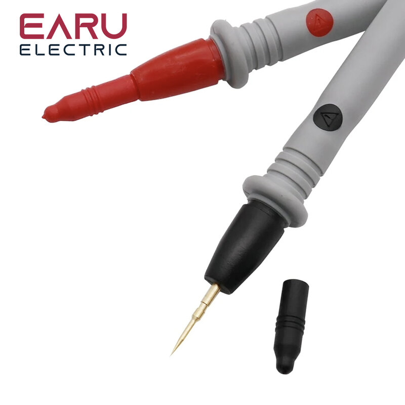 1คู่ Universal Probe Test Leads Pin สำหรับ Digital Multimeter Needle Tip เมตร Meter Tester Probe Lead Probe ปากกาลวดสาย20A