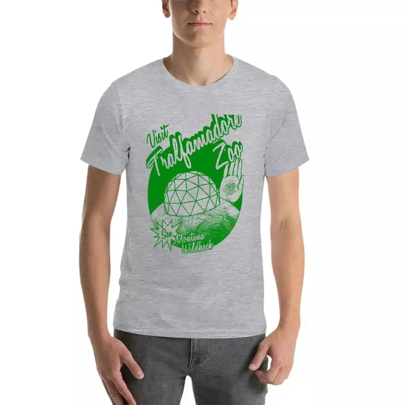 Odwiedź Tralfamadore Zoo T-Shirt tees nowa edycja męskich koszulek z grafiką hip hop