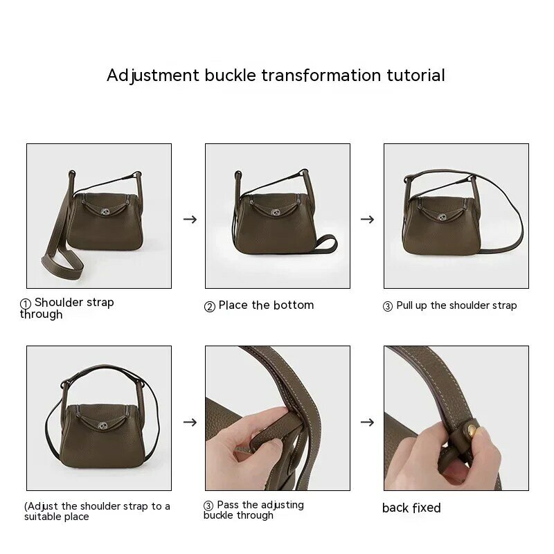 Fivela de cinto ajustável para Lindy Mini19 Bag Liner Bag, alça de ombro crossbody, axila modificada encurtando fivela, 1 par