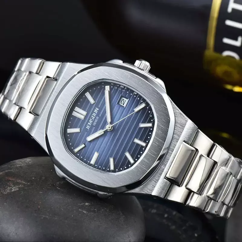Oryginalne zegarki marki AAAAA dla mody na co dzień automatyczne zegarek kwarcowy z datą luksusowy biznes wodoodporne zegary z biżuterią