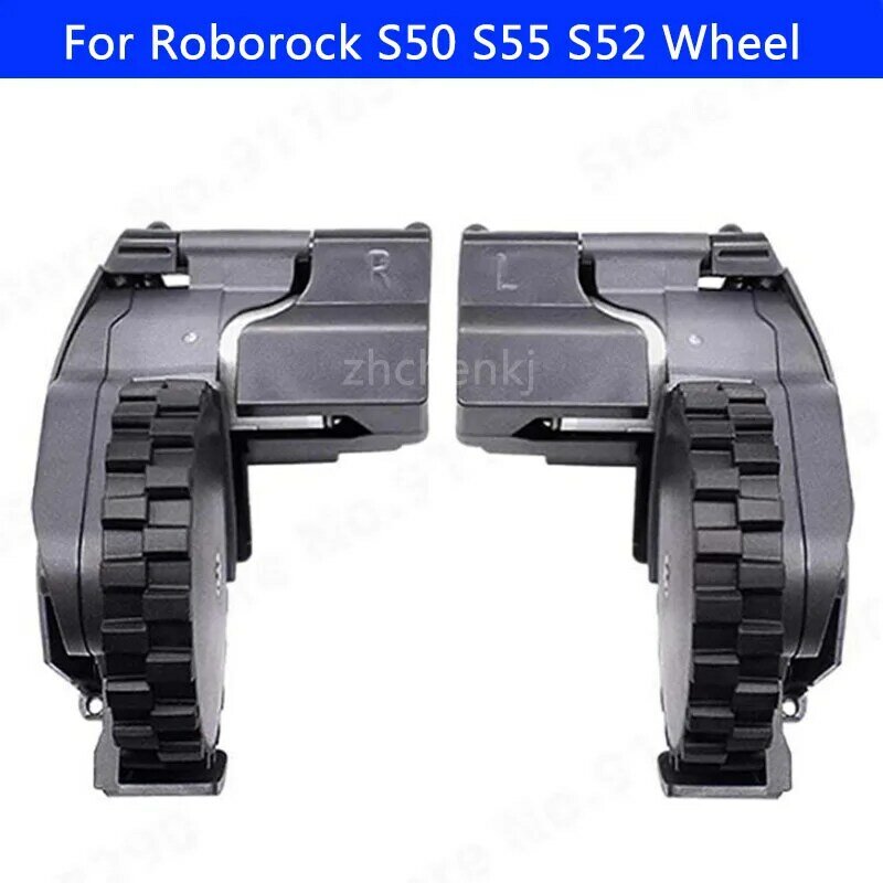 Ruedas izquierda y derecha originales, accesorios para Roborock S50, S51, S52, S55, módulo de viaje, piezas de repuesto, Robot aspirador