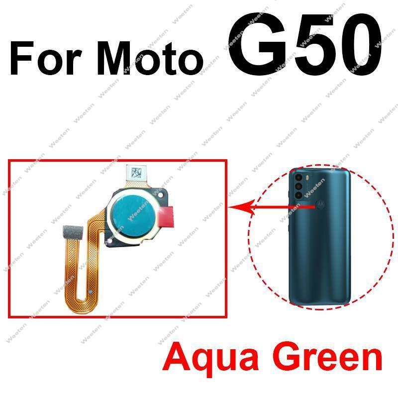 FingerPrint Sensor Flex Cable For Motorola Moto G10 G20 G30 G50 G60 G60s G50 5G Home Touch ID Ribbon Replacement Parts