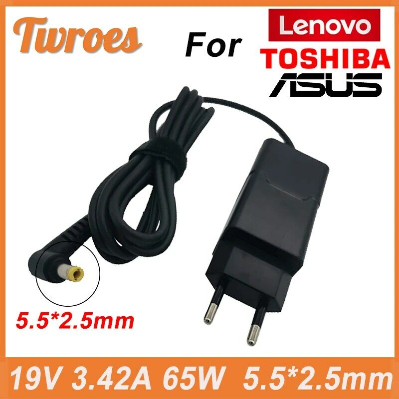 Адаптер переменного тока для ноутбука, зарядное устройство постоянного тока 19 в 5,5 а 2,5 * мм для ASUS/Toshiba/Lenovo для ASUS X550C x550v Y481C