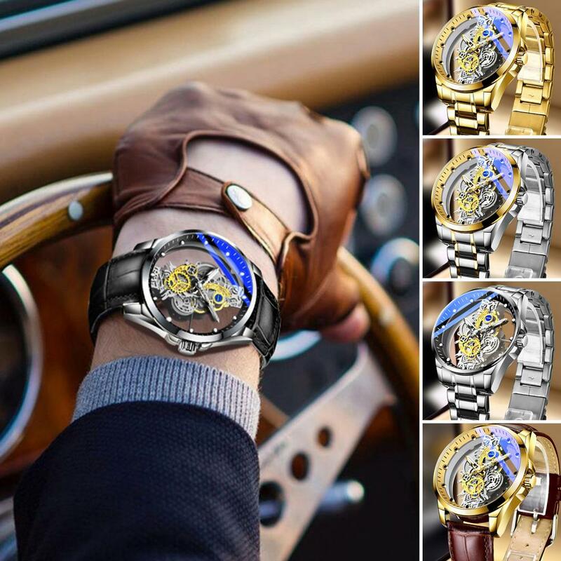Reloj de pulsera de moda para hombres, accesorios de joyería, puntero, diseño de decoración, reloj de pulsera clásico de negocios