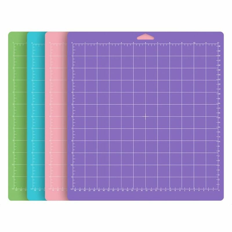 PVC Cutting Mat Adhesive Cameo Silhouette Replacement Mat Strong Grip Thick Card Stock Cutting Pad for Cricut Crafts Sewing