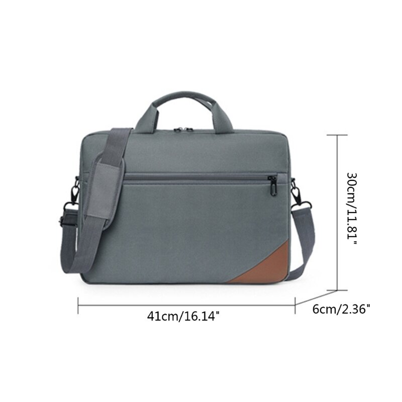Slim Notebook Briefcase Crossbody Bag Shoulder Bags for Laptop Up to 15.6inch Business Travel Handbags Computer Tote Bag