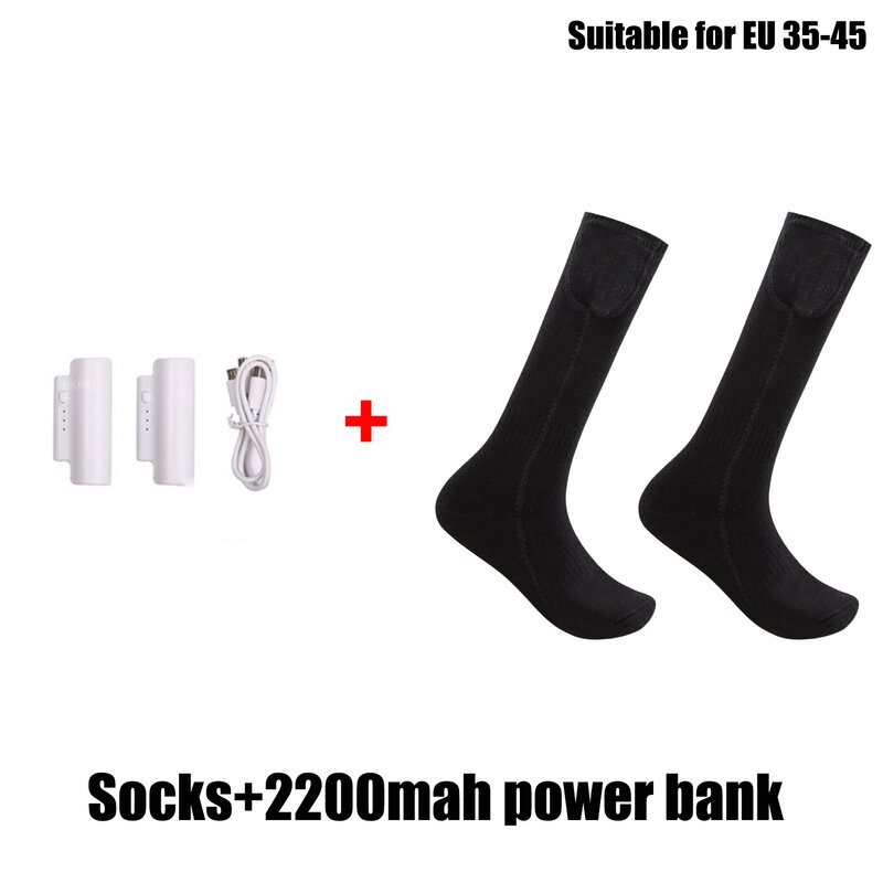 Electric Heated Socks for Men and Women, Rapid Heating, Comfortable, Motorcycle, Cycling, Outdoor Sport, Winter