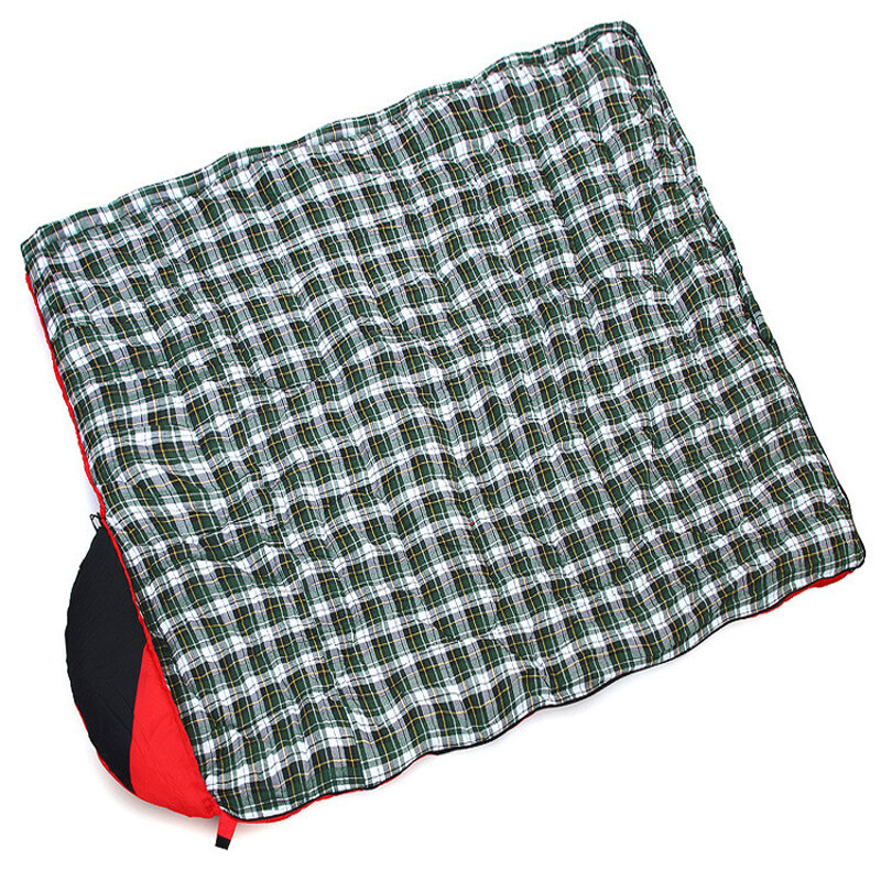 JUNGLE KING SD807 Winter Camping Sleeping Bag Portable Envelope Type Sleeping Bag Warm -18 °C Widening Thickening Sleeping Bags