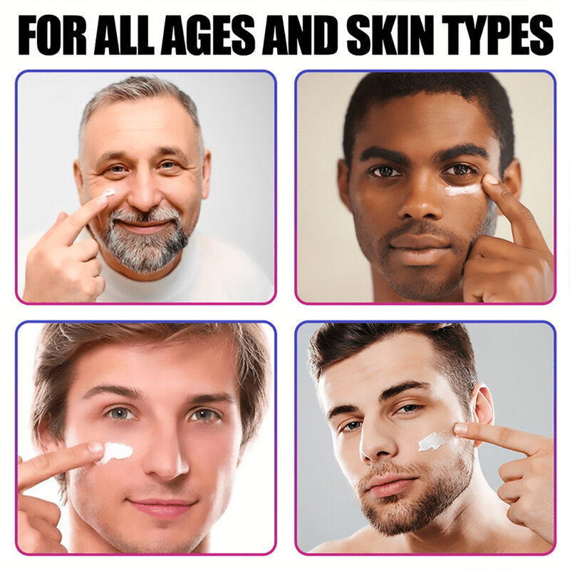 Creme anti-rugas para homens, remover rugas do rosto e pescoço, firmeza, hidratação da pele, creme facial retinol, tratamento facial anti-envelhecimento