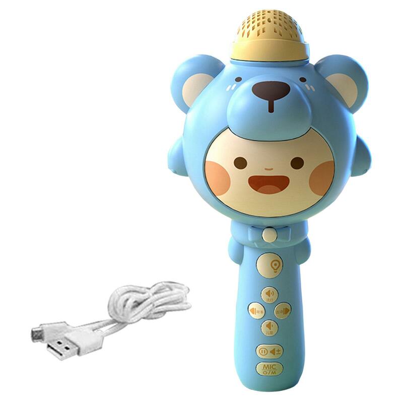 Micrófono Bluetooth con luces LED, juguete para niñas y niños, grandes regalos