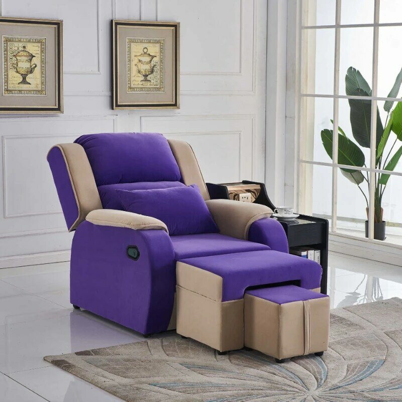 Электрические кресла для педикюра с откидывающейся спинкой, роскошные стулья для маникюра, осмотра лица и педикюра, мебель для поделок CC50XZ