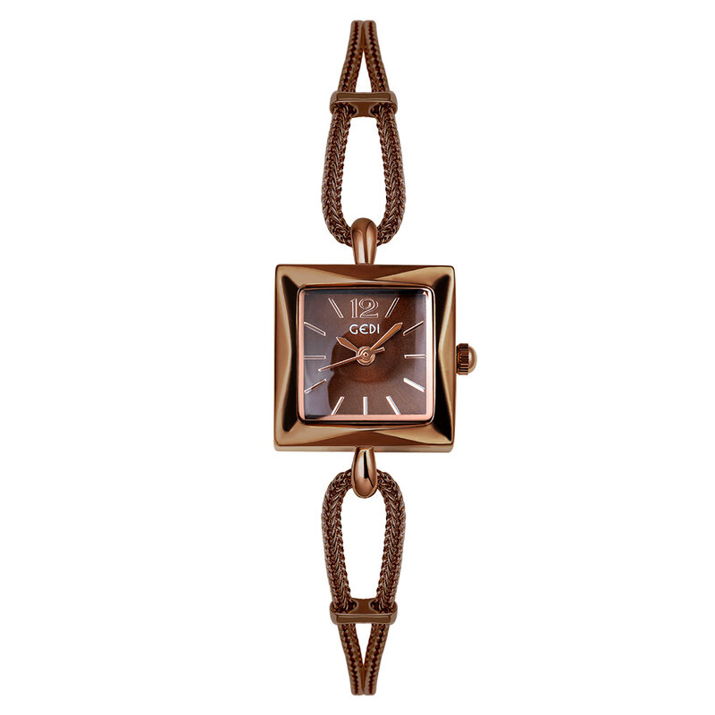 Fashion Simplicity Temperament Square Chain Watch For women girl Chain watch strap watch Women's accessories