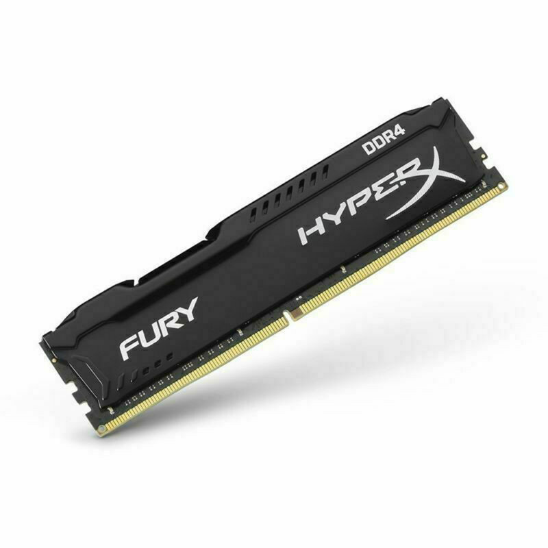 Memória HyperX FURY Desktop, 4GB, 8GB, 16GB, 32GB, 2133MHz, 2400MHz, 2666MHz, 3200MHz, DDR4 DIMM, PC4-21300, 25600, 19200 RAM