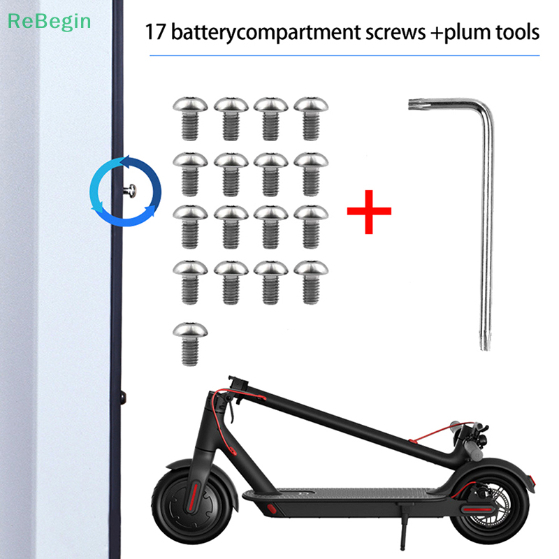 17 Stück untere Batterie abdeckung schrauben für Xiaomi Mijia M365 Elektro roller