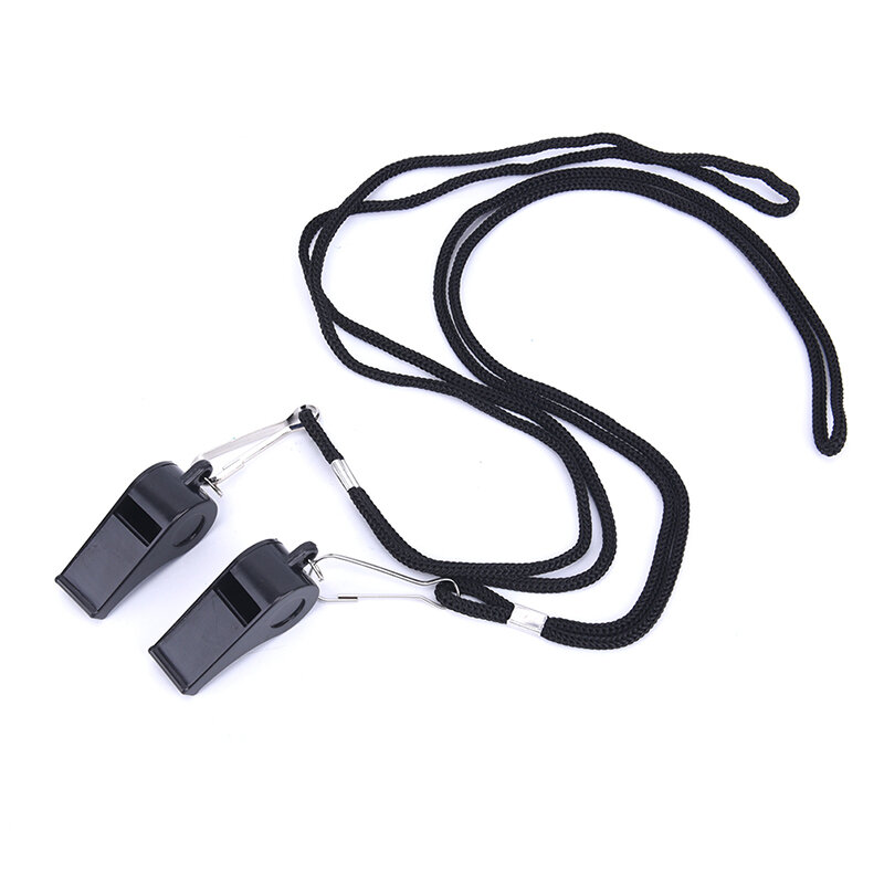 2Pcs Professional Coach Whistle Sports Football Basketball Referee Training Whistle Outdoor Survival With Lanyard Silbato Apito