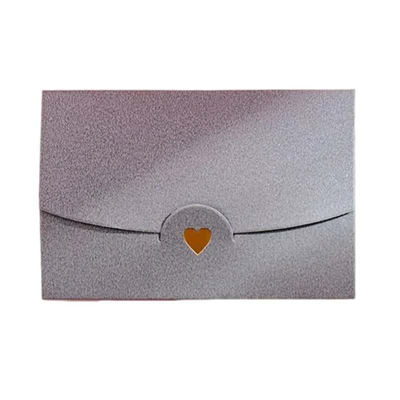 Enveloppe en papier vintage portable pour cérémonie de mariage, cartes-cadeaux de fiançailles, accessoires romantiques