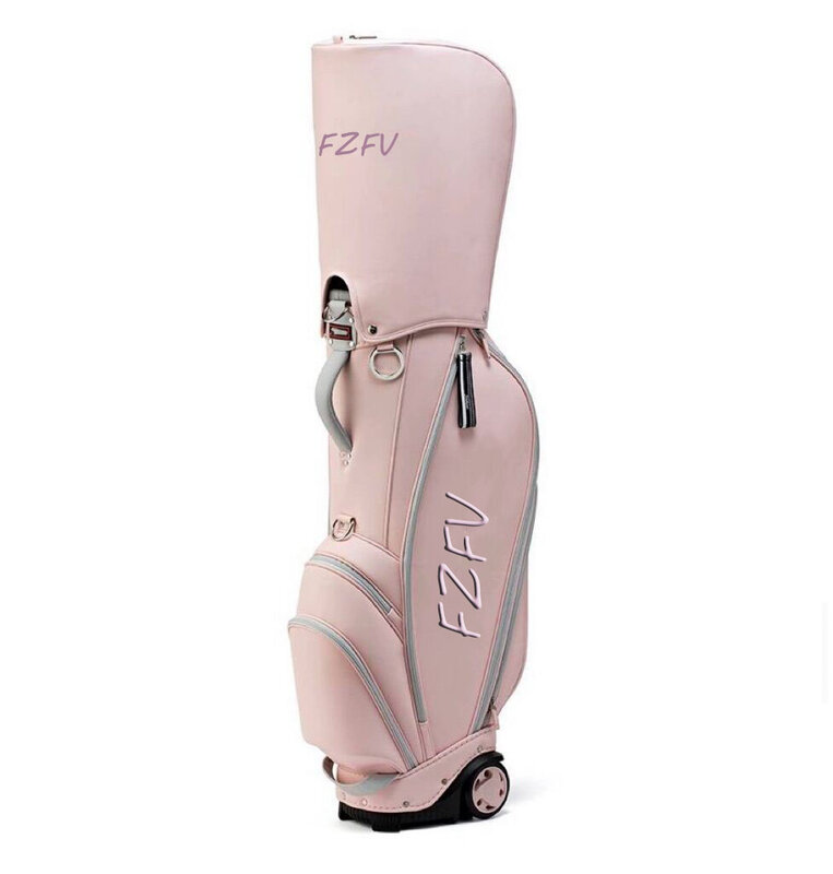 Golf Club Bag com rodas para homens e mulheres, Golf Rod Bag, Convenient rodas, Standard, Coreano, Novo