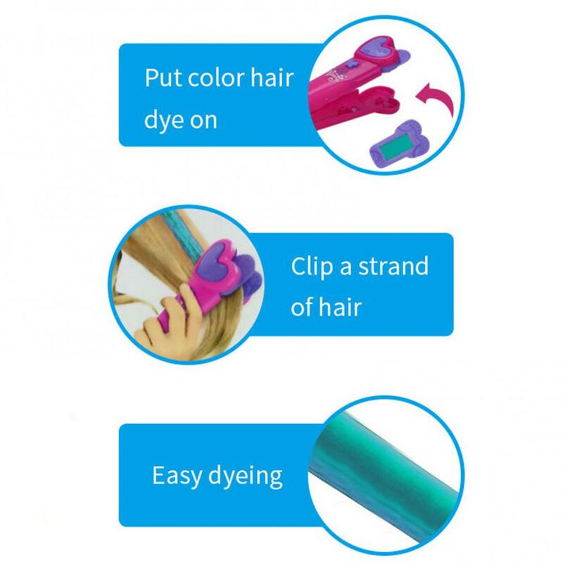 Non-Toxic Hair Dye Stick para crianças, Holiday Masquerade, Cosplay Cabeleireiro Ferramentas