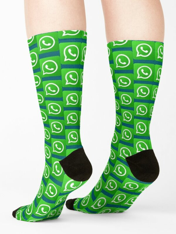 WhatsApp Symbol Bestseller Socken Luxus Neuheiten Mädchen Socken Männer