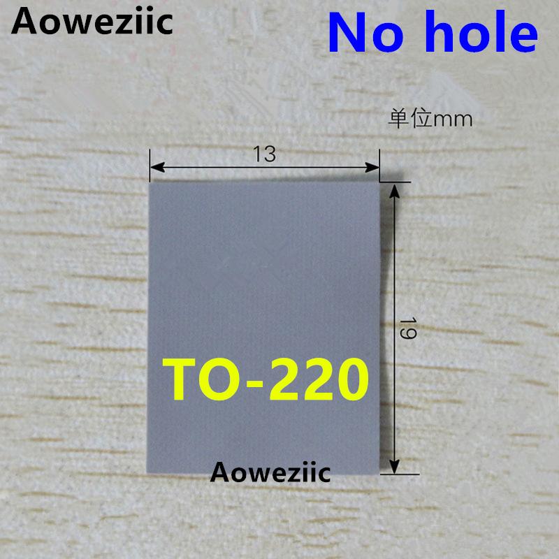 TO-220 TO220 TO-247 TO-3P Transistor Radiator Cooling Silicone Thermal Pad Film Card Heat Sink Sheet Insulation Gasket