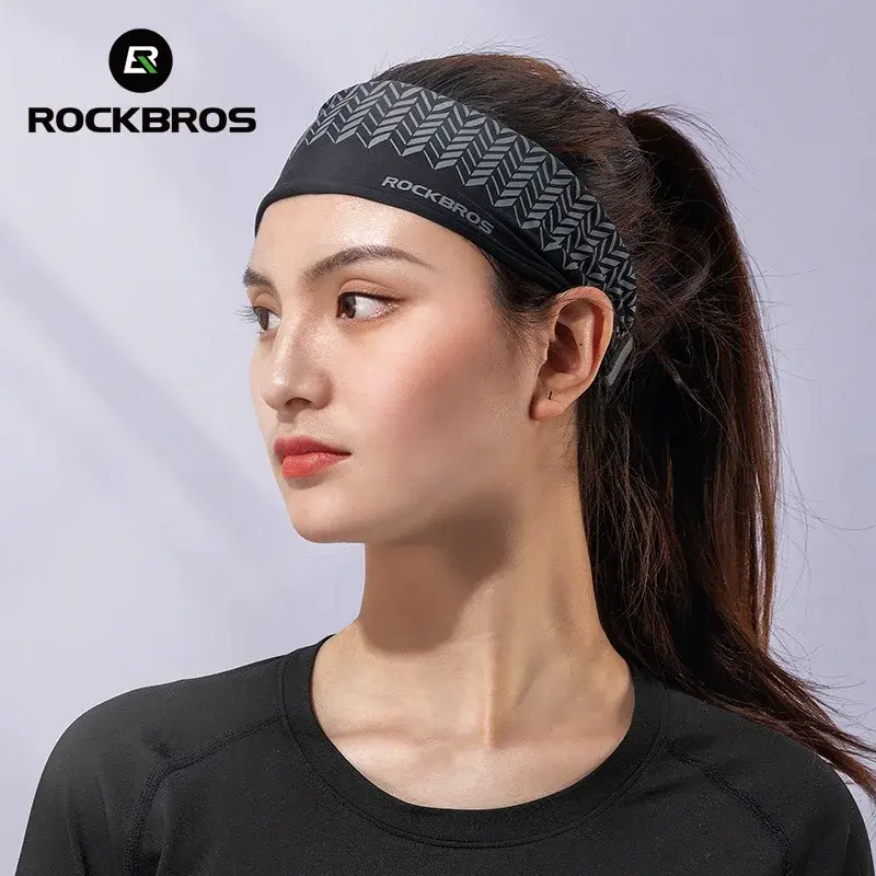 ROCKBROS Outdoor opaska sportowa opaski do włosów Fitness męska opaska na kobiece włosy z elastyczną kolarską jogą do biegania