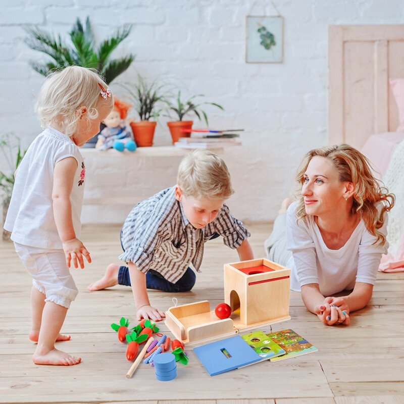 لعبة تعليمية مجموعة ألعاب خشبية للأطفال مضحك تحسين الذكاء سن 3-5