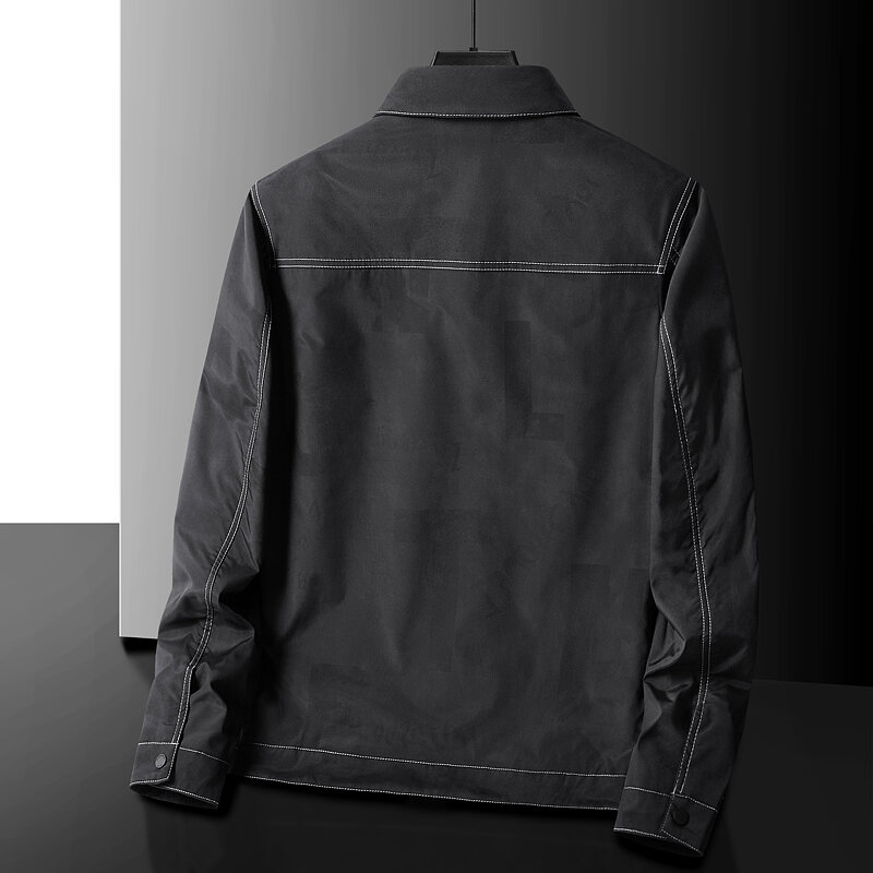 Wash Vintage Denim Jacket 2024 Men's New Trendy High Street Loose Zipper Borderless Design Denim Coat Unisex Campus Jacket