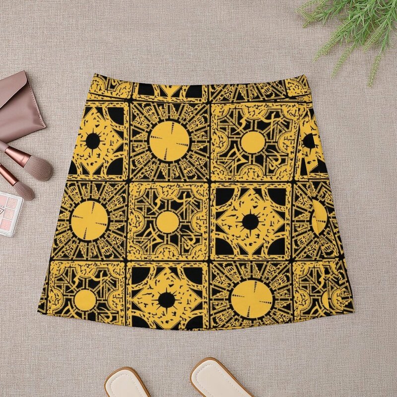 Minifalda con caja de rompecabezas para mujer, faldas de verano, 2023, novedad de 2023