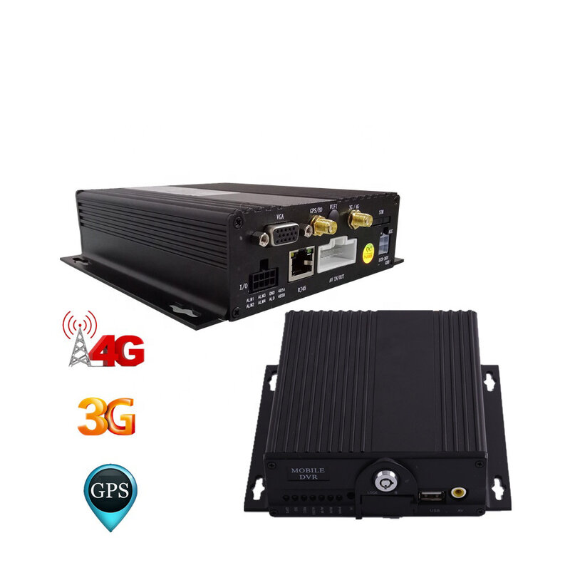 H.264 4 Kanaals Ahd 1080P Gps Wifi Mobiele Dvr Autobus Taxi Mdvr Real-Time Bewaking