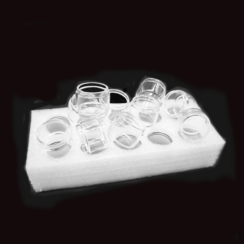 10 buah tabung kaca gelembung Normal untuk aksesori tangki kontainer kaca jaring gelap tangki RTA Mota MTL RTA mantab