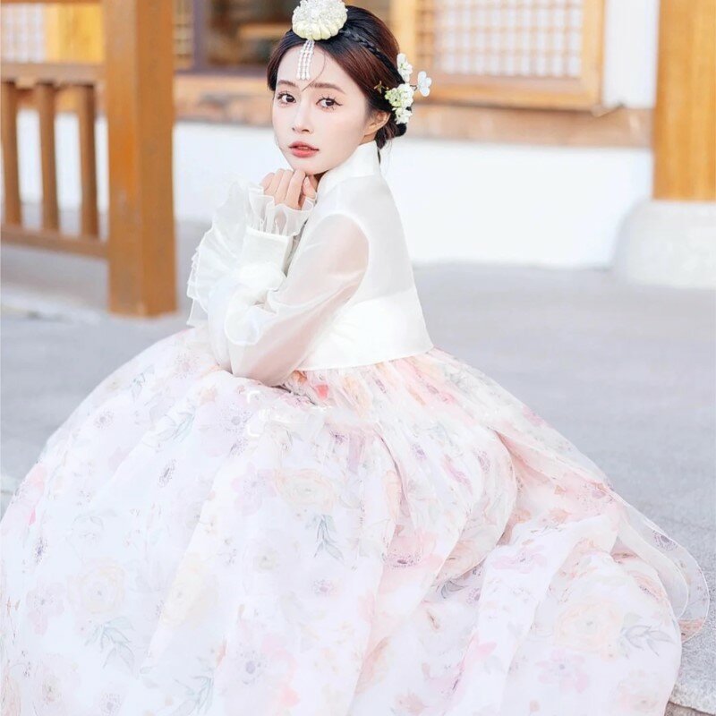 فستان نسائي من يانجي للصور ، ملابس كورية ، أداء يومي ، جديد