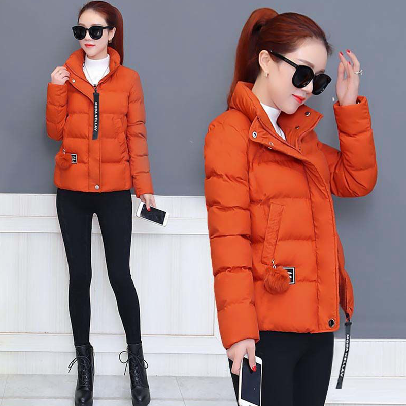 2023 Autumn Winter Parka Jacket Women Casual tops Women's Cotton-padded Clothes Short Loose Fashion Wild Coat Female