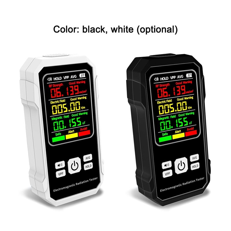 NEW-Electromagnetic Radiation Detector Electric Magnetic Field Tester Meter RF Strength Detection Device With Sound Alarm