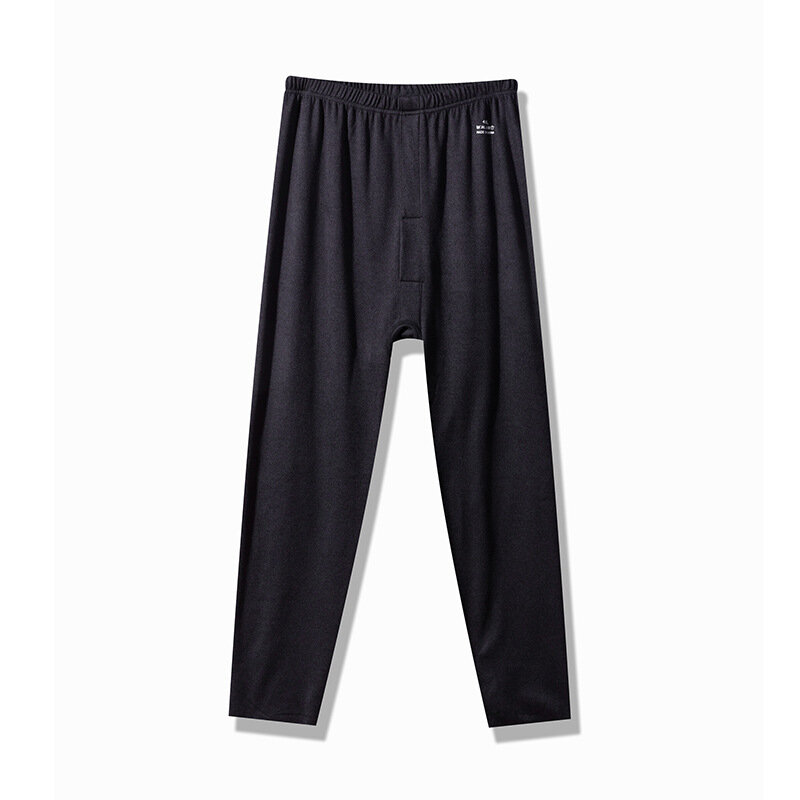 Autumn Winter Black Autumn Pants for Men New Fat Plus Size Elastic Velvet Warm Pants 150kg 9xl