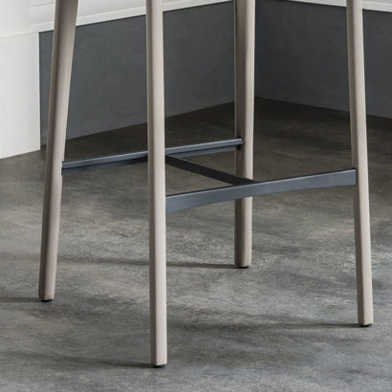 Luxe Eenvoudige Barstoel Nordic Design Manicure Koffieteller Stoel Grijze Kapper Sandalye Cadeira Stuhl Balkon Meubilair Hd50by