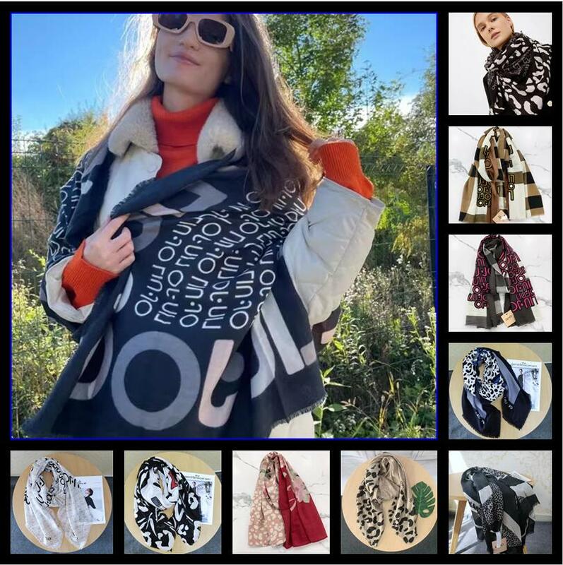 Liu Jo Mode Damen hochwertigen Schal klassischen Herbst und Winter warmen Schal Schal mehrfarbigen Stil