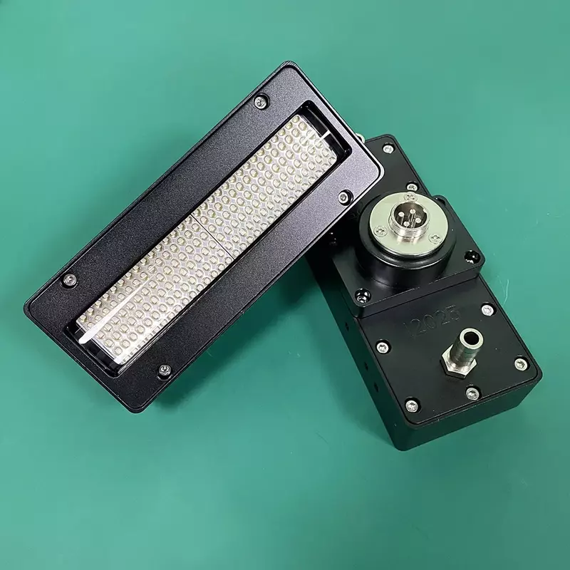 ไฟบ่ม UV LED 120*25มม. 1ชุดระบบระบายความร้อนด้วยน้ำสำหรับเครื่องพิมพ์อิงค์เจ็ทพื้นเรียบ Epson XP600 DX5เครื่องพิมพ์ UV หัวหมึกแห้ง
