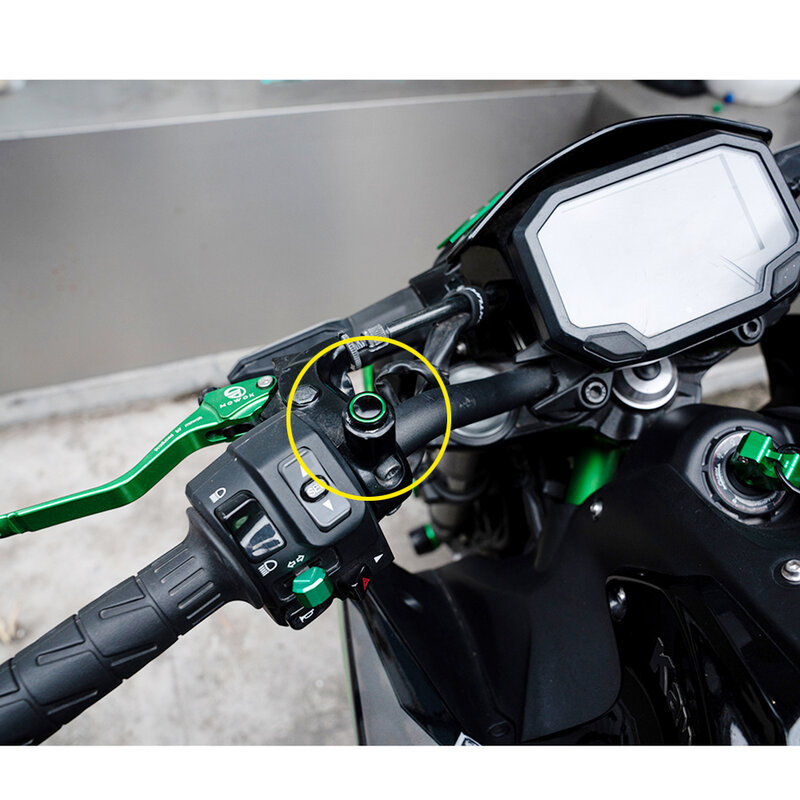 Dla Kawasaki Z900 Z750 Z650 Z800 Z1000 Z400 Z1000SX Z900RS Z250 Z300 motocykl lusterka otwór śruby czapki lustro otwór pokrywa