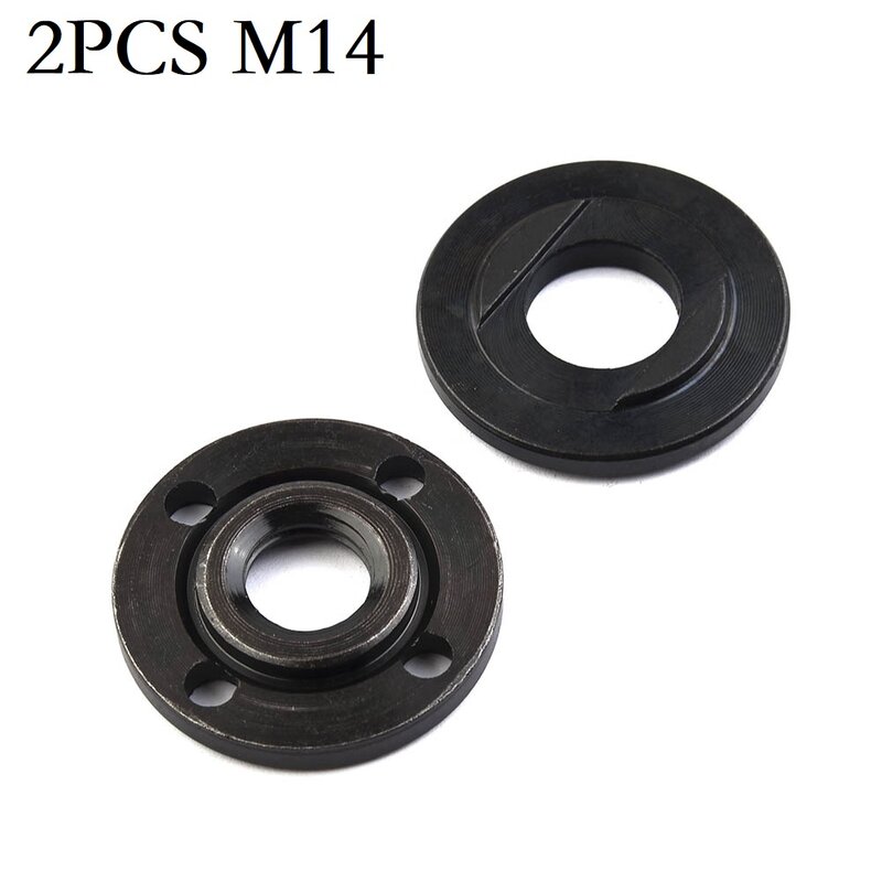 Replacement Flange Nut Set Tools M14 Thread Replacement Angle Grinder Inner Outer Flange Nut Set Tools   Angle Grinder