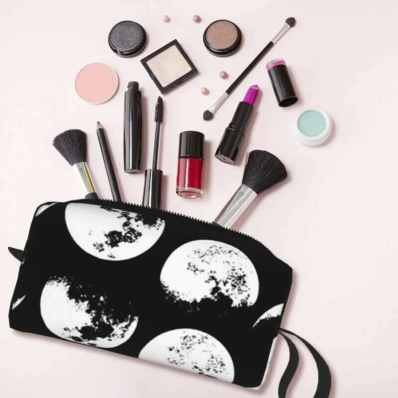 حقيبة مكياج على مراحل القمر للنساء ، منظم مستحضرات التجميل ، مجموعة Dopp ، التخزين ، أدوات التجميل ، الجمال ، حقيبة أقلام السفر ، رقم 2