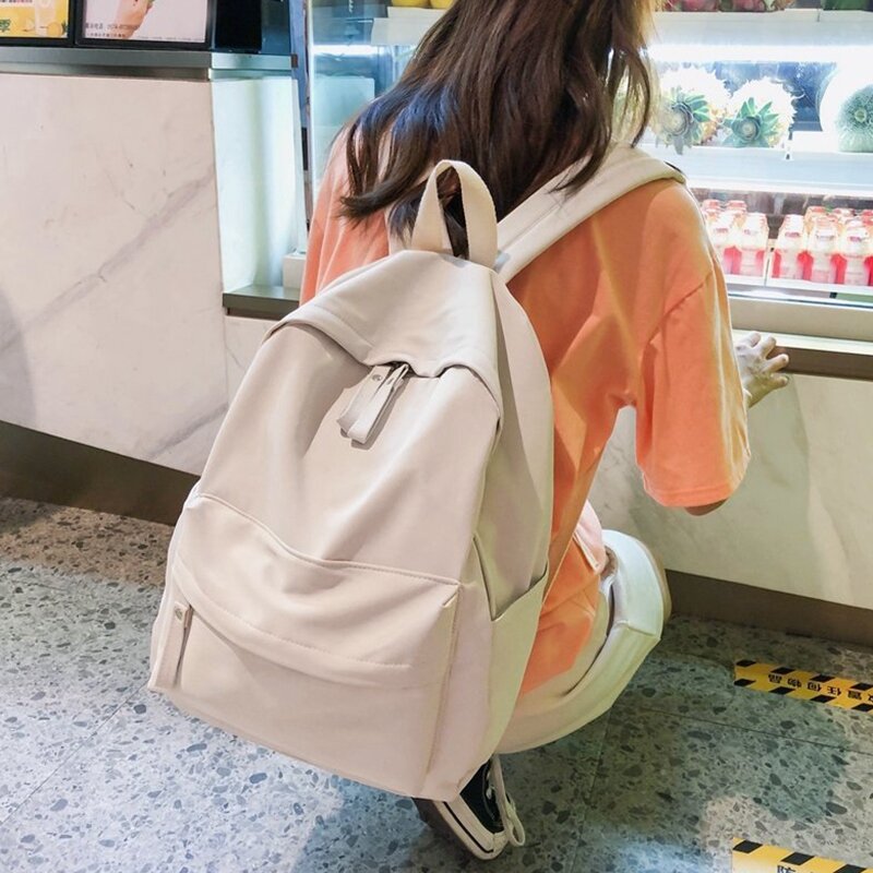 Trend weibliche Rucksack Mode Nylon Frauen Rucksack Anti Diebstahl Laptop Umhängetaschen Mädchen Schult aschen Student