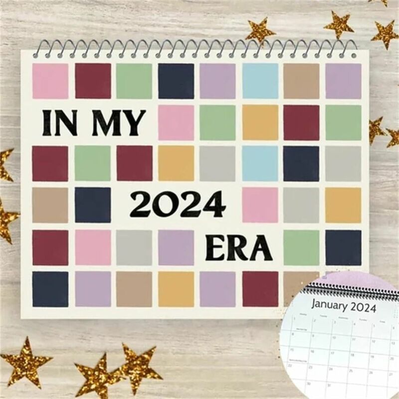 Calendario de viaje de 2024 Eras para decoración del hogar, póster de cubierta de calendario, lienzo estético, arte de pared, regalo para fanáticos
