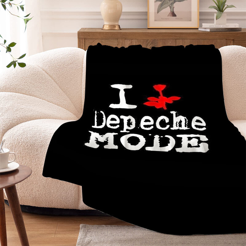 Benutzer definierte warme Winter decken D-Depeches Modi Knie Bett Fleece Camping Nickerchen flauschige weiche Decken dekorative Sofa Mikro faser Bettwäsche