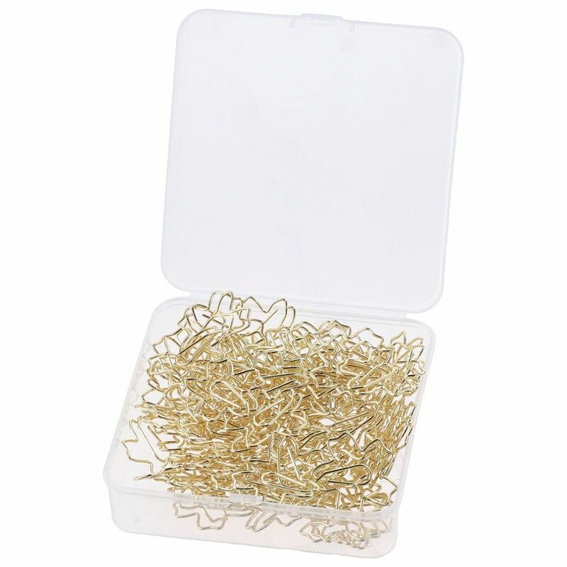 Sakura Fancy Paperclips Fun Metal Gold Planner Clips Clamps Office